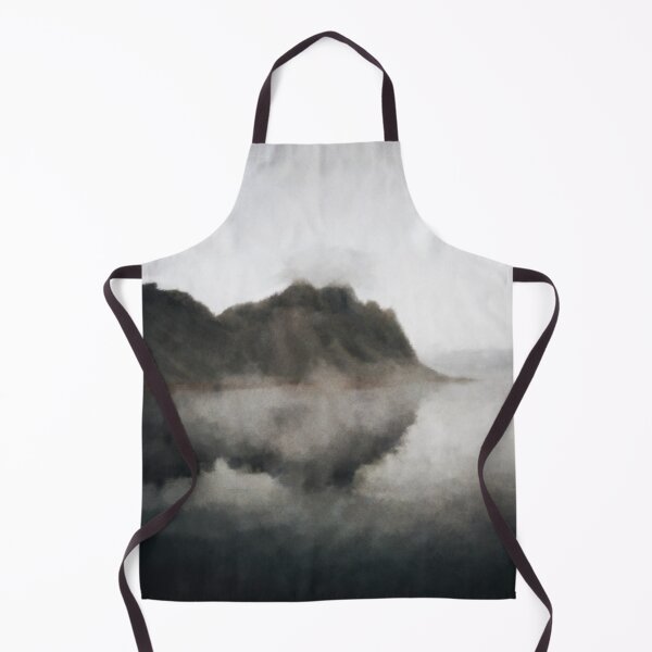 Item preview, Foggy mountain on the sea shore designed and sold by Paint Dream Style.