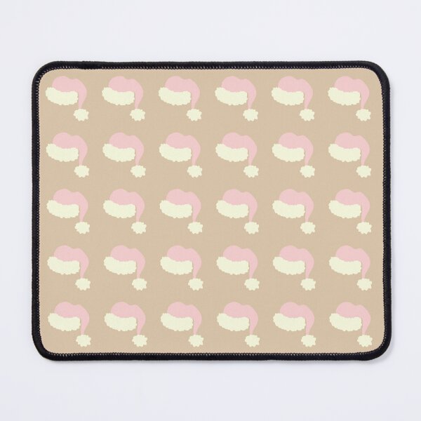 Item preview, Christmas Santa Hats Boho Pastel Pink and Beige Pattern designed and sold by blomastudios.