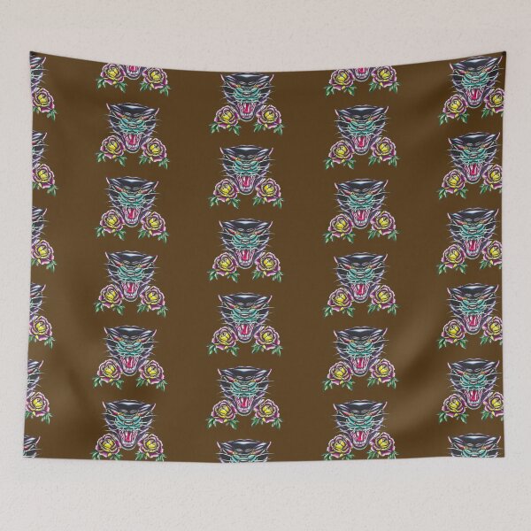 Item preview, Panther amongst petals designed and sold by MijoBuscatti.