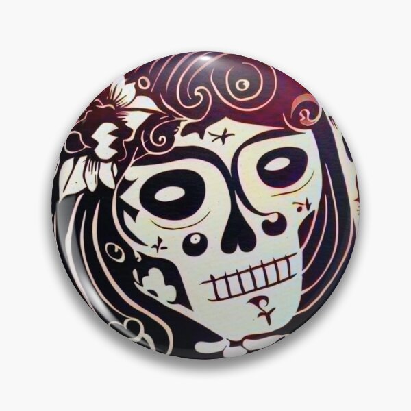 Item preview, Day of the Dead Sugar Skull 2 designed and sold by CrankyOldDude.