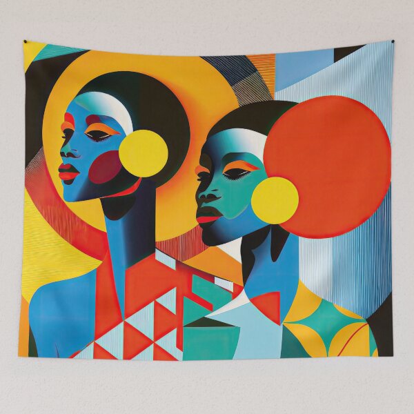 Item preview, African Style Bauhaus Design designed and sold by ArtificialGenes.