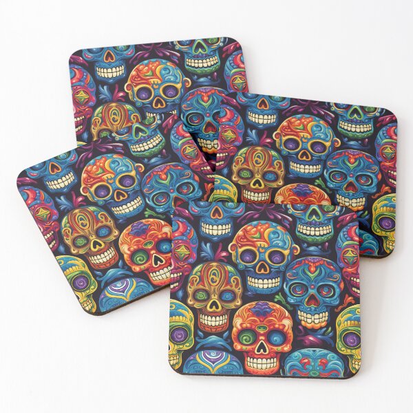 Item preview, Day of the Dead Skull Art designed and sold by Nicholas Panek.