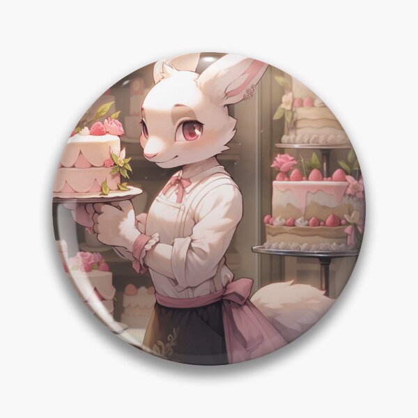Item preview, Bunny bakery 04 designed and sold by BackInTimeMerch.