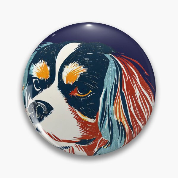 Item preview, King Charles Cavalier Spaniel Painting designed and sold by FunnehGacha.