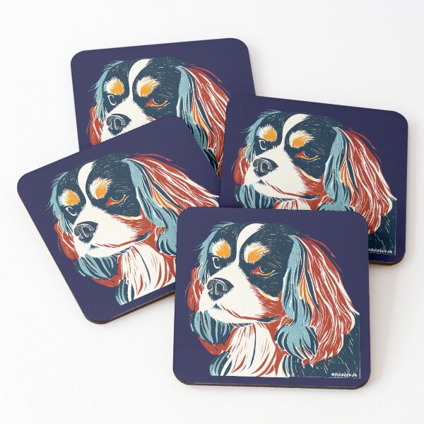 Artikelvorschau, King Charles Cavalier Spaniel Gemälde entworfen und verkauft von FunnehGacha.