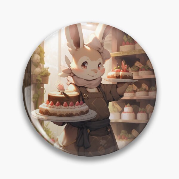 Item preview, Bunny bakery 06 designed and sold by BackInTimeMerch.