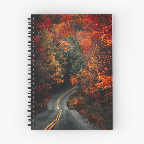 Item preview, Forest road in autumn designed and sold by OrionPhotograph.
