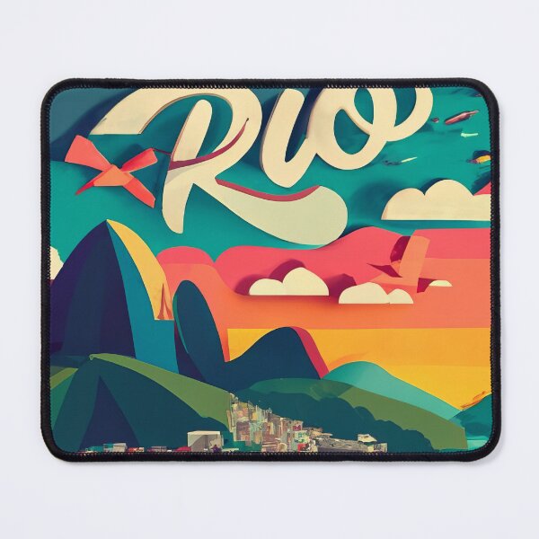 Item preview, Rio De Janeiro, Brazil, Cities of the World, Vintage style designed and sold by emaga.