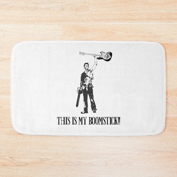 Item preview, 'This is my Boomstick' Army of Darkness Ash Holding a Bass Guitar Movie Image Parody designed and sold by LuxuryPrisonC.