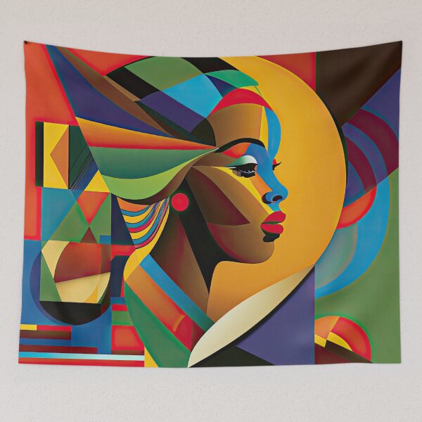 Item preview, African Style Bauhaus Design designed and sold by ArtificialGenes.