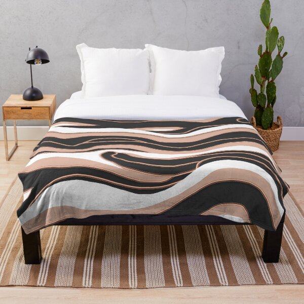 Item preview, Copper Elegance – Minimalist Wave Pattern designed and sold by Robin Jensen.