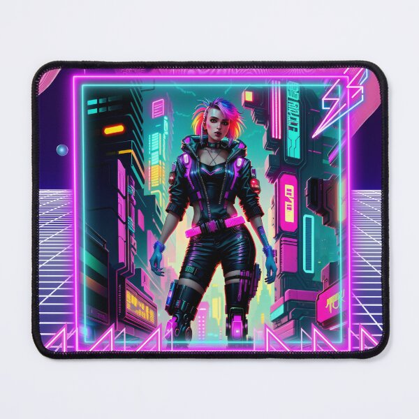 Item preview, "Cyber World" Tech Lovers the future of Cyber Punk Neon Art designed by Neutrino Jem designed and sold by NeutrinoJem.
