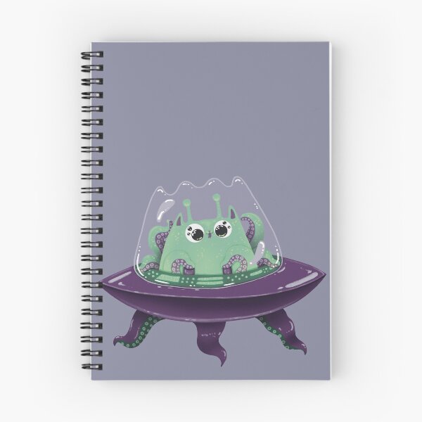 Item preview, Alien Cat In A Flying Saucer Print designed and sold by Julia Sol.