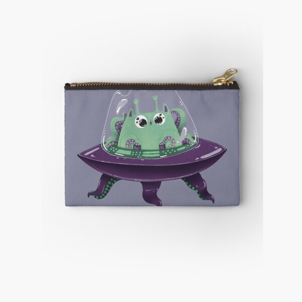Item preview, Alien Cat In A Flying Saucer Print designed and sold by Julia Sol.