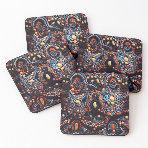 Item preview, Aboriginal Dot Art Tile Pattern - Panek Puzzle designed and sold by Nicholas Panek.