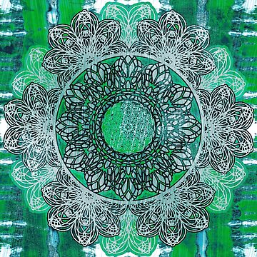 Artwork thumbnail, Celtic Mandala Shibori by Nina May Designs