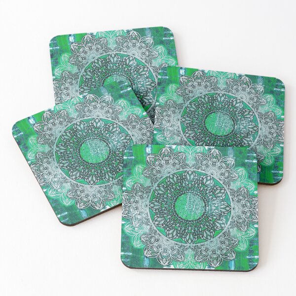 Item preview, Celtic Mandala Shibori designed and sold by Nina May Designs.