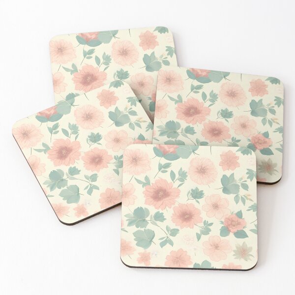 Item preview, Bohemian pastel flowers designed and sold by CREAFEELS.