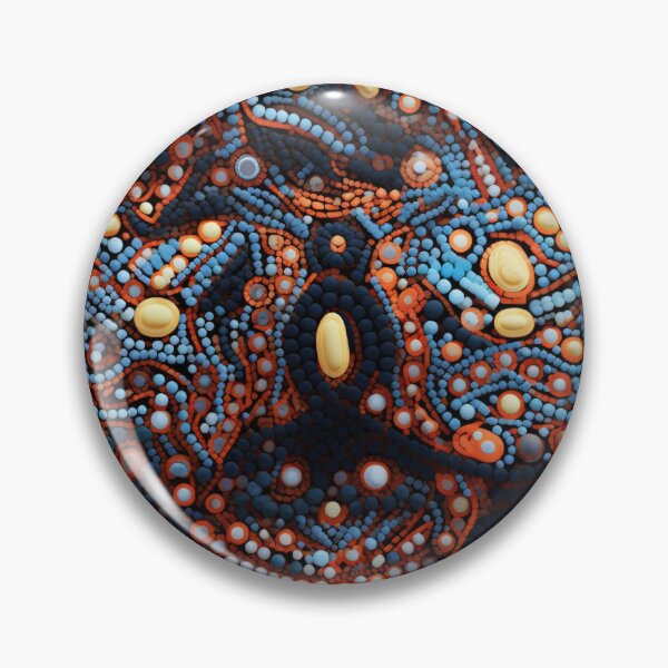 Item preview, Aboriginal Dot Art Tile Pattern - Panek Puzzle designed and sold by Nicholas Panek.