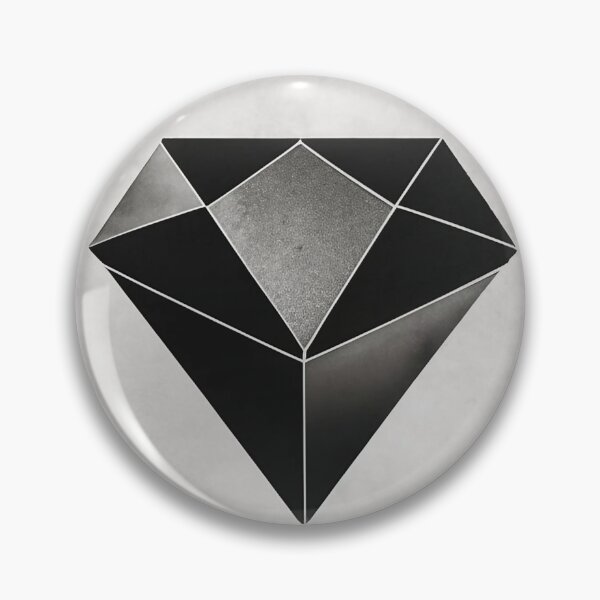 Item preview, Stylish home decor with Diamond Monochrome: Abstract Black and White Modern Art designed and sold by Purple-Glow.
