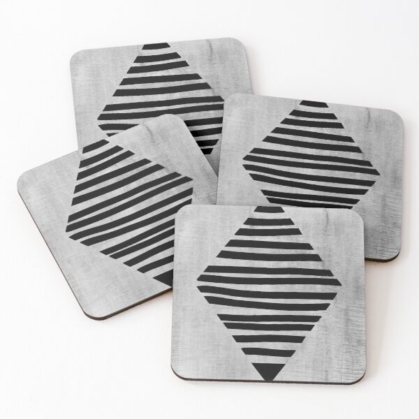 Item preview, Stylish Home Decor with Monochrome Elegance: Black and White Diamond Abstract Art designed and sold by Purple-Glow.