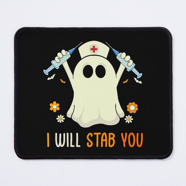 Item preview, Halloween Nurse I Will Stab You Ghost Nurse Funny Halloween designed and sold by NewDayDesigns.