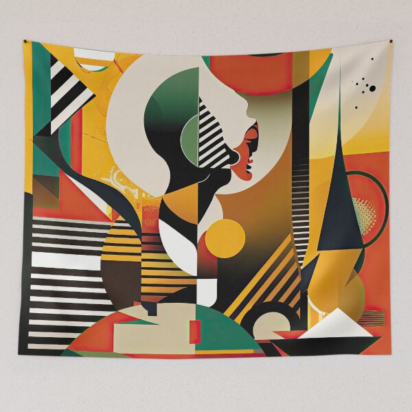 Item preview, African Style Bauhaus Design designed and sold by ArtificialGenes.