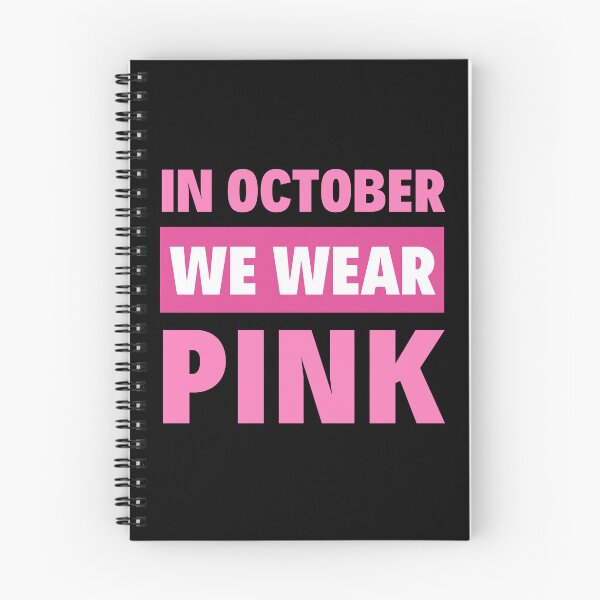 Artikelvorschau, Monat der Aufklärung über Brustkrebs, Design „Im Oktober tragen wir Rosa“. entworfen und verkauft von 29Bumblebee.