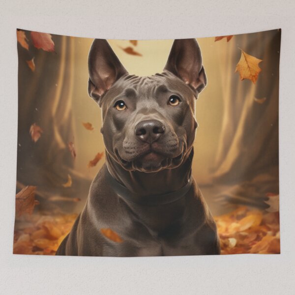 Item preview, Thai Ridgeback Dog In Autumn designed and sold by ZenEverAI.