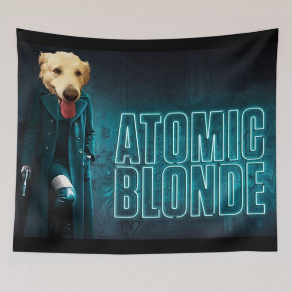 Item preview, DOG ATOMIC BLONDE SPY designed and sold by EDO-ART.
