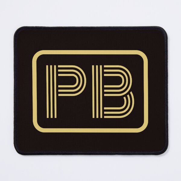 Item preview, PB Initials Gold Geometric Letters designed and sold by Jeallan Designs.