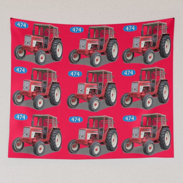 Item preview, Red tractor designed and sold by Millysuewood.