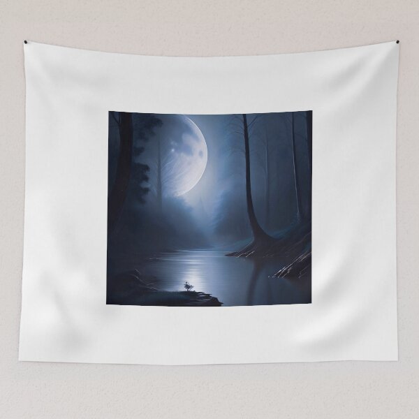Item preview, Fullmoon in the forest designed and sold by ThomasNachtflug.
