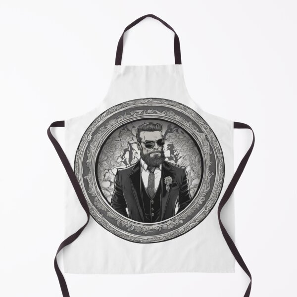 Item preview, Elegant Gothic Gentleman in a Suit with Beard and Glasses designed and sold by stoicphoenix.