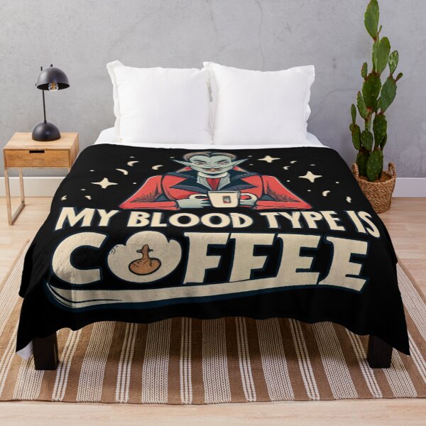 Item preview, My blood type is coffee  designed and sold by Coollzone.