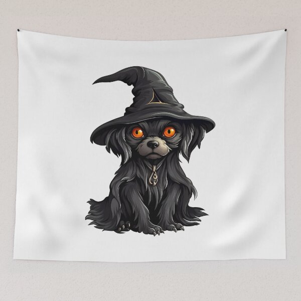 Item preview, Halloween Scary Witcher Dog: Bewitching Fright designed and sold by hamishby.