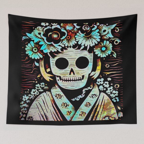 Item preview, Day of the Dead Sugar Skull 4 designed and sold by CrankyOldDude.