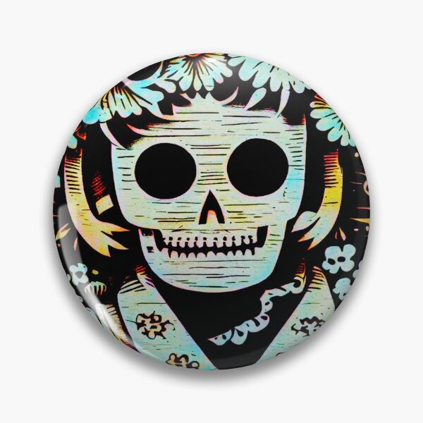 Item preview, Day of the Dead Sugar Skull 4 designed and sold by CrankyOldDude.