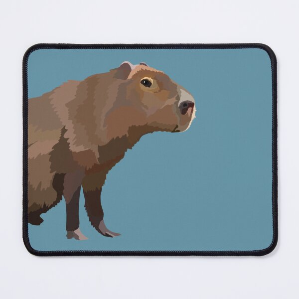 Item preview, C is for Capybara,Capybara – Gentle Giant of the Rodent World Illustration designed and sold by PrettylittlepastelUk.