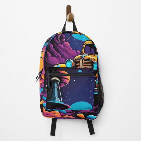 Item preview, Abandoned Yellow Vintage Car On A Distant Planet designed and sold by liminal-concept.