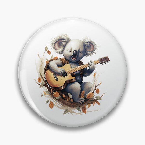 Item preview, Koala playing an instrument Gift for musician Animal lover gifts for birthday Christmas New Year Bass Player Guitar player Musician designed and sold by WHDProduction45.