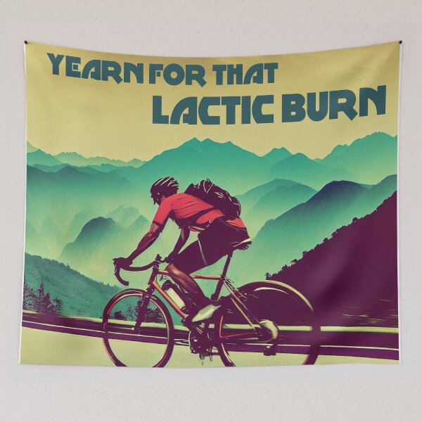 Item preview, Yearn For That Lactic Burn Cycling designed and sold by Esskay Designs.