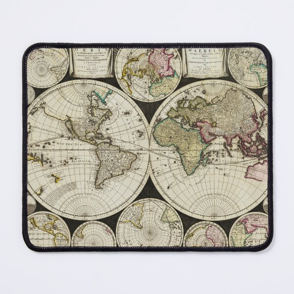 Item preview, 1696 map of the world designed and sold by Francespoppy.