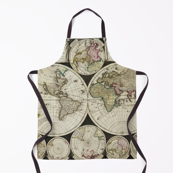 Item preview, 1696 map of the world designed and sold by Francespoppy.