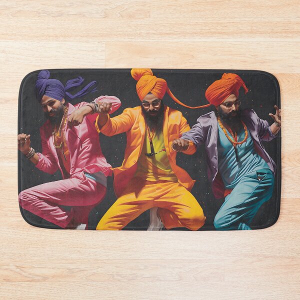 Item preview, Colourful Bhangra Dancers Art designed and sold by PioneerX1.