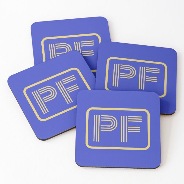 Item preview, PF Initials Gold Geometric Letters designed and sold by Jeallan Designs.