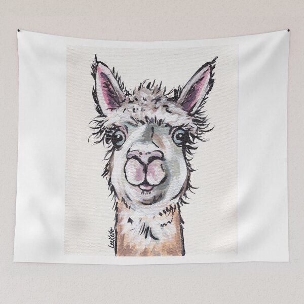 Item preview, Maggie the Alpaca designed and sold by leekellerart.
