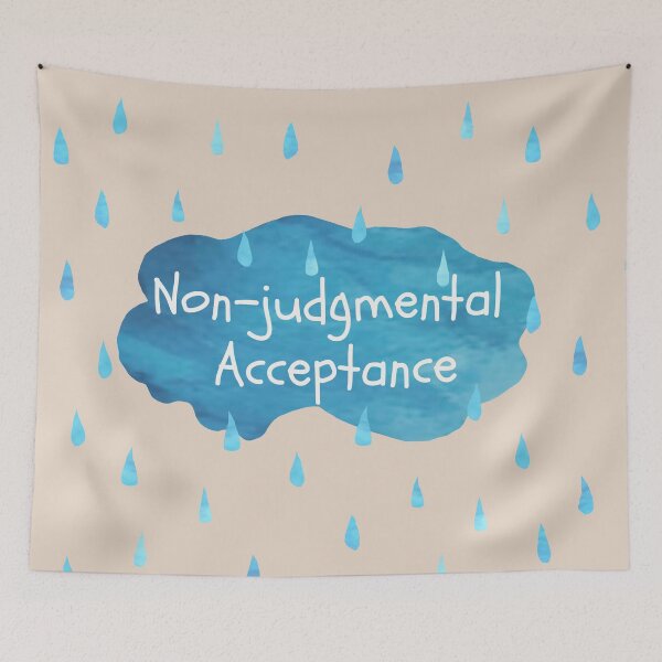 Item preview, Non-judgmental acceptance - beige version designed and sold by LiberaCaballo.