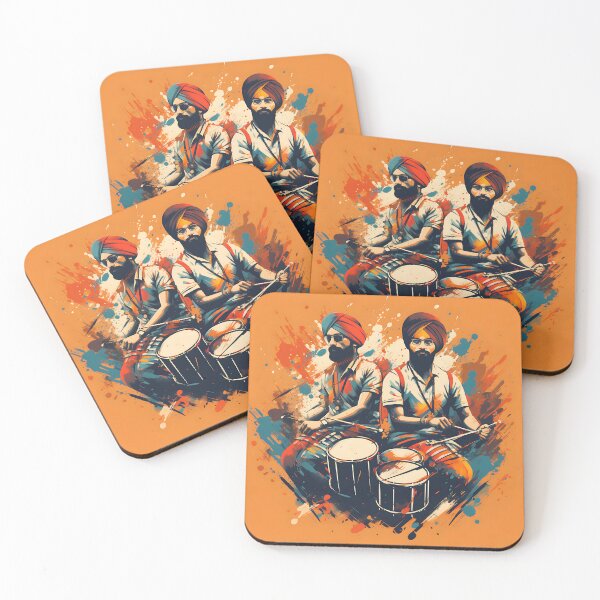 Item preview, Punjabi Bhangra Dhol Players  designed and sold by PioneerX1.