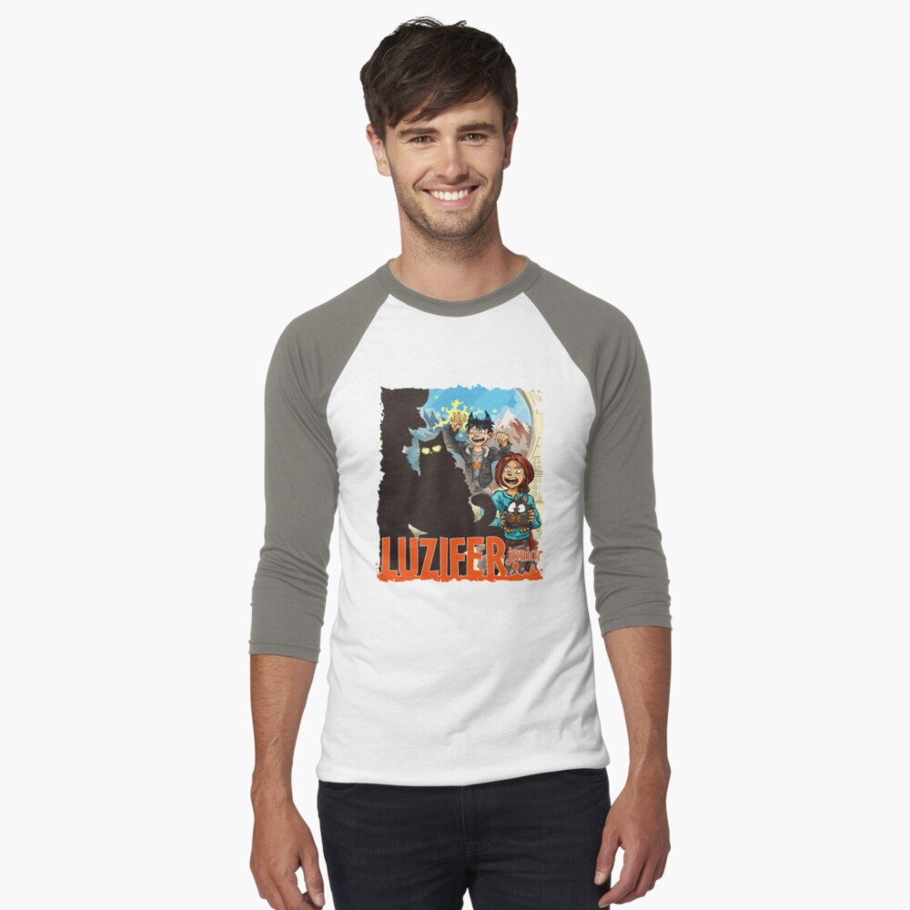 Artikel-Vorschau von Baseballshirt mit 3/4-Arm, designt und verkauft von LuziferJunior.